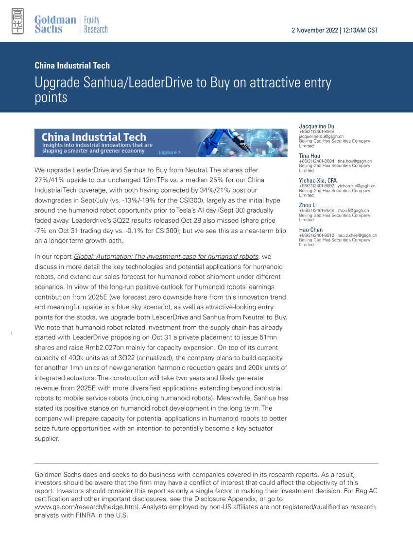 China Industrial Tech_ Upgrade Sanhua_LeaderDrive to Buy on attractive entry points(1)China Industrial Tech_ Upgrade Sanhua_LeaderDrive to Buy on attractive entry points(1)_1.png